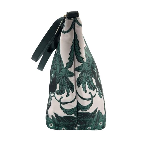 NWOT Ted Baker Green London Rococo Floral Pattern Nylon Tote Bag Purse - Picture 3 of 16